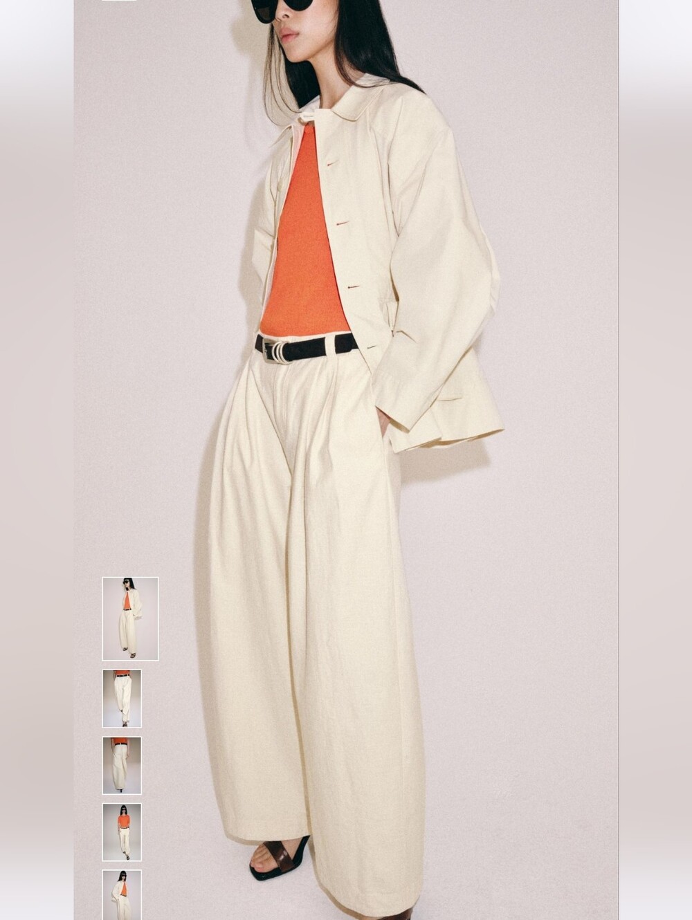 Nwt Zara ZW Collection Oversize Pants Size 2 - Picture 2 of 2